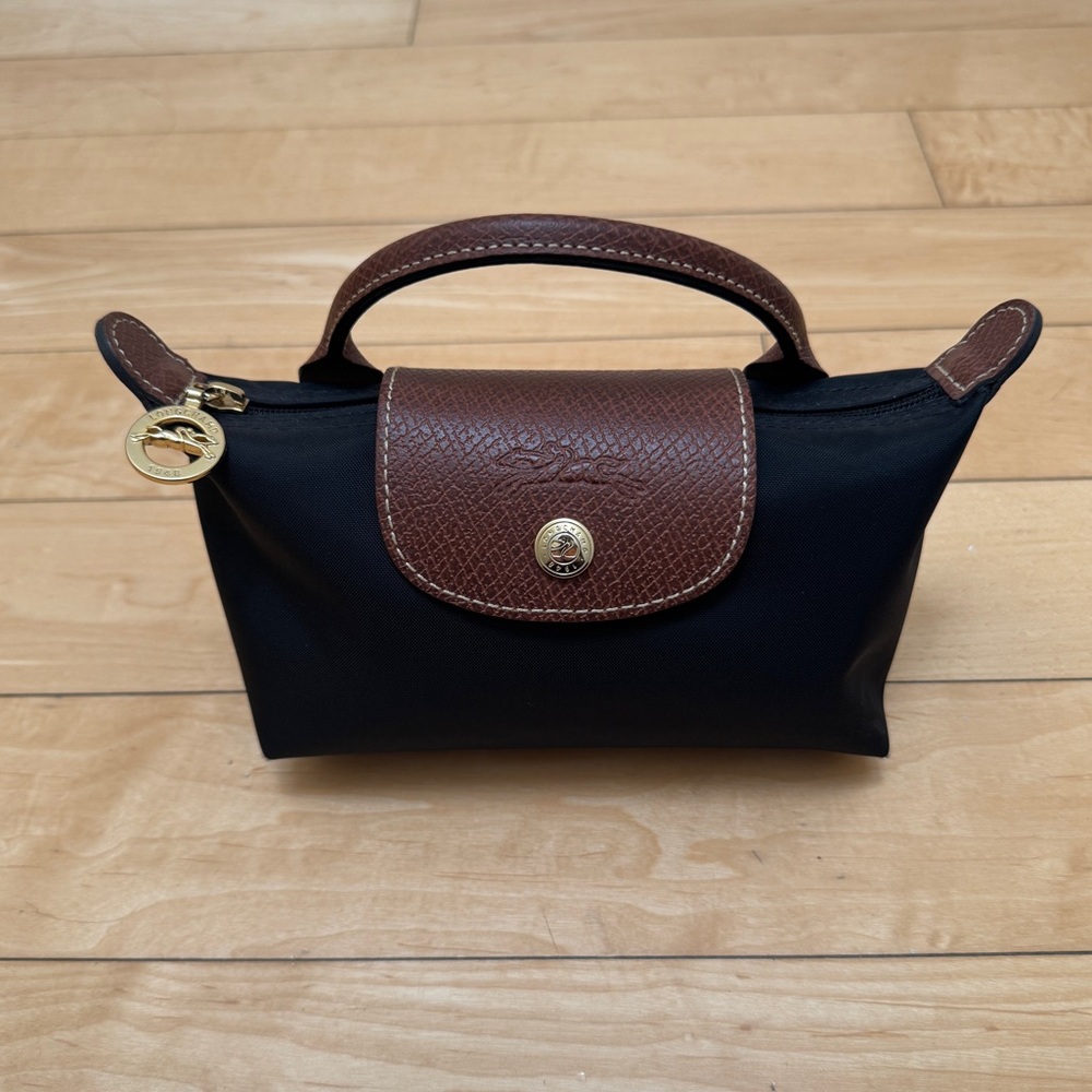 Longchamp Le Pliage Cosmetics Case Black - Picture 5 of 9